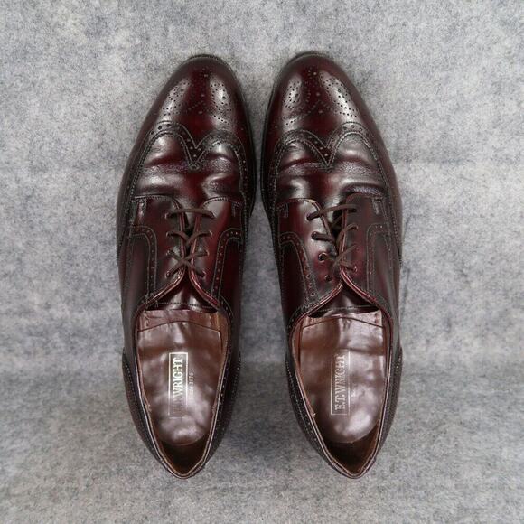 ET Wright Shoes Mens 10 Oxford Derby Wingtip Brogue Leather Classic Dress Formal